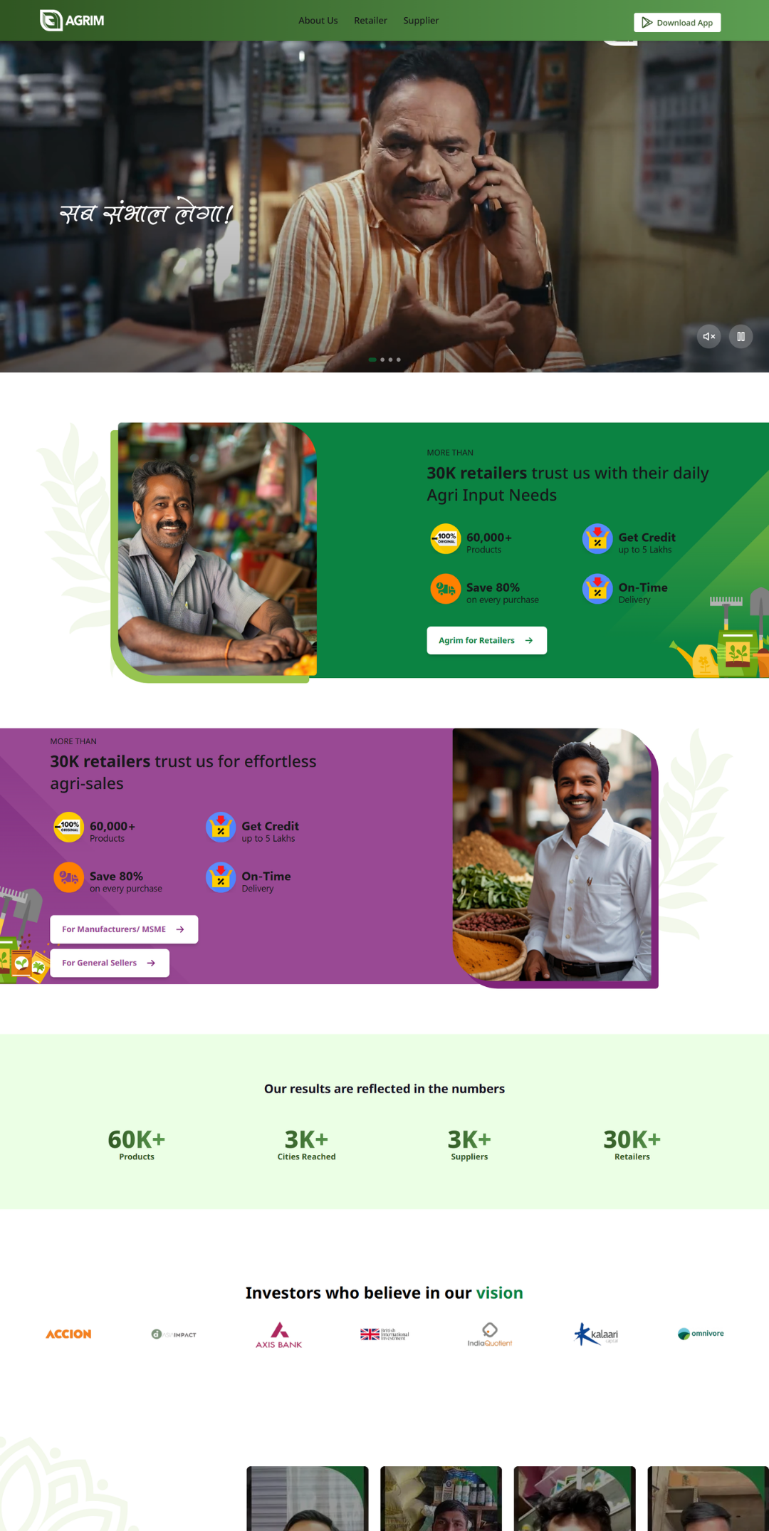 Website contact preview